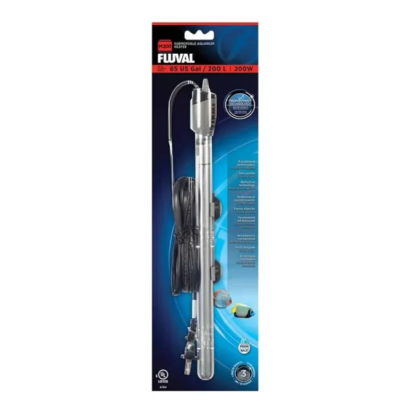 Fluval M200 Submersible Heater, 200W, up to 65 US Gal / 200 L