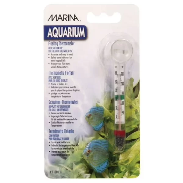 Marina Floating Thermometer w/Suction Cup, #11201