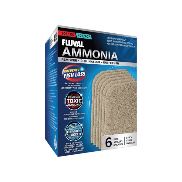 Fluval Ammonia Remover 306/307, 406/407 - 6pk