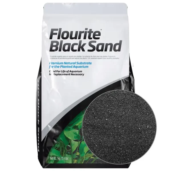 Seachem Flourite Black Sand, 15.4lbs/7kg